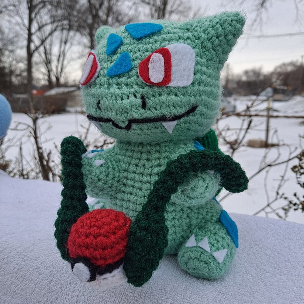 Pokemon Bulbasaur Amigurumi (Crochet Toy)